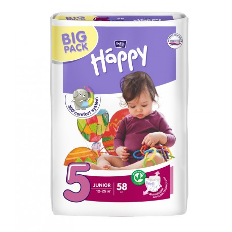 Підгузки Bella Baby Happy Junior 5 58шт